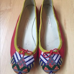 Anthropologie ballet flats